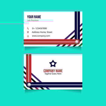 Business Card Design. Modern business card template. vector