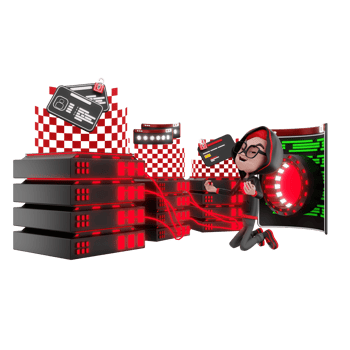 3D character cyber crime illustration png