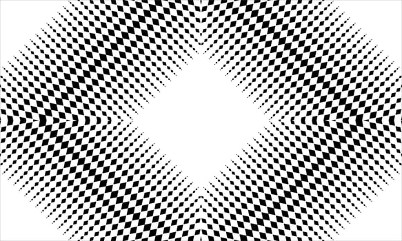 Optical Illusion made from Rectangles Composition. Vector Illustration. Contemporary Decoration for Interior, Exterior, Carpet, Textile, Garment, Cloth, Silk, Tile, Plastic, Paper, Wrapping, Wallpaper