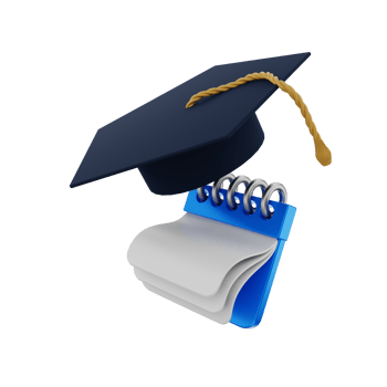 3d education icon illustration png
