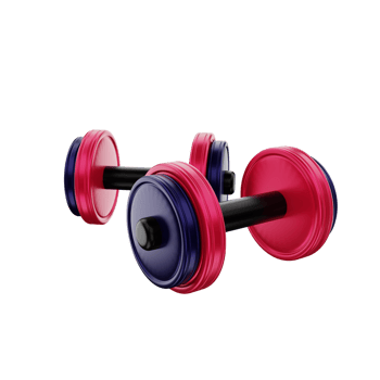 3d gym icon illustration png