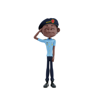 3D character indonesian independence days illustration png