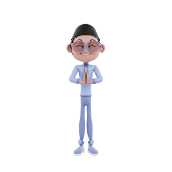 3d  ramadan characters illustration png