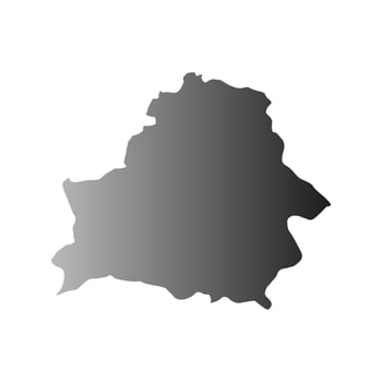 Illustrated Belarus map vector