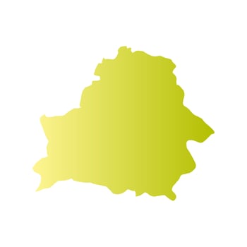 Illustrated Belarus map vector