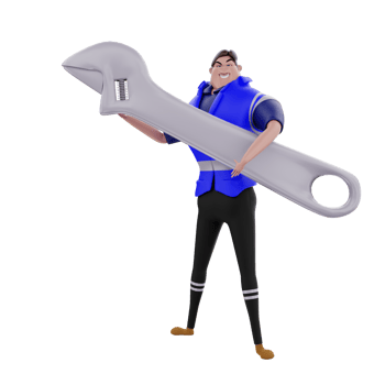 3d  mechanical characters illustration png