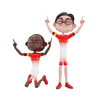 3d football character illustration png