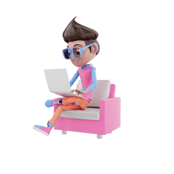 3d  business character illustration png
