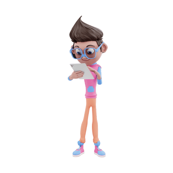 3d  business character illustration png