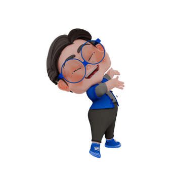 3d cute businessman illustration png