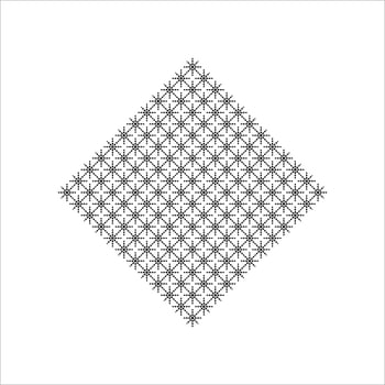 Rectangles Composition for Decoration, Ornate or Background. Vector Illustration