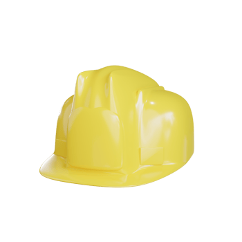 3D project helmet with transparent background png