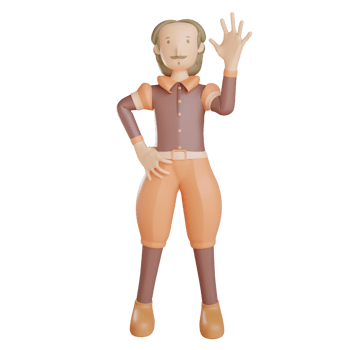 3d shakespeare book and pen with transparent background png