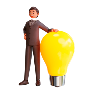 illustration bussinesman get an idea png
