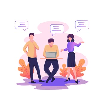 strategic business planing flat style illustration design vector
