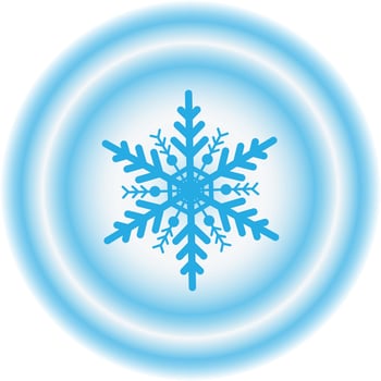 Snowflake winter vector illustration
