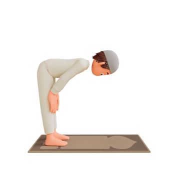 illustration muslim boy praying png