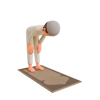 illustration muslim boy praying png
