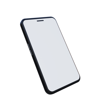 3d render mobile phone png