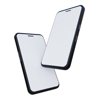 3d render mobile phone png
