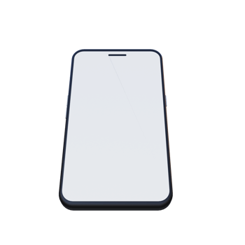 3d render mobile phone png