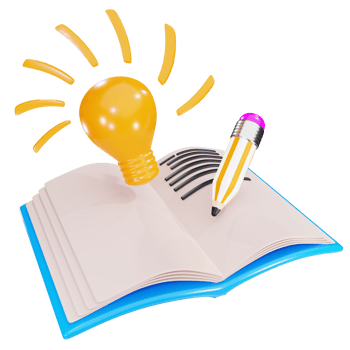 3d object back to school element png