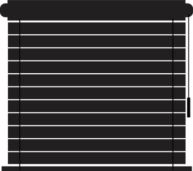 Blinds icon. window blinds icon. louvers symbol. jalousie sign. vector