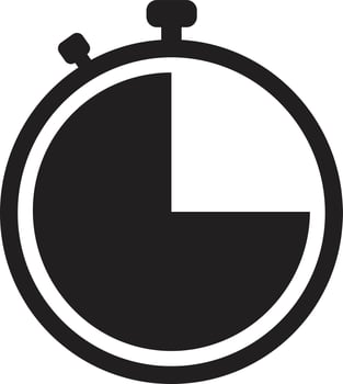 stopwatch icon. stopwatch clock symbol. timer sign. vector