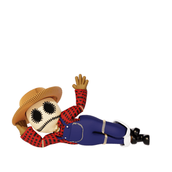 3d character haloween png