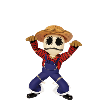 3d character haloween png