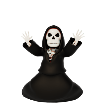 3d character haloween png