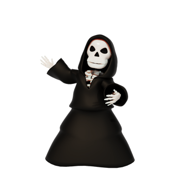 3d character haloween png