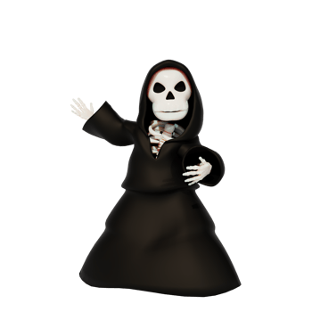 3d character haloween png