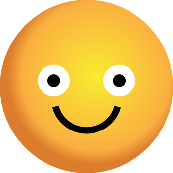 Yellow face 3D, emotion ,icon PNG