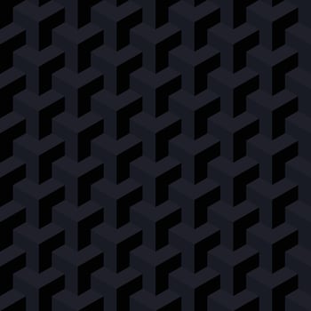 Dark abstract Geomatric Seamless Vector Pattern Background. Polygon pattern