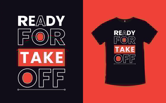 Motivational Quotes Modern Typography T-Shirt Design vector