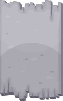 Concrete board in cartoon style clip art png