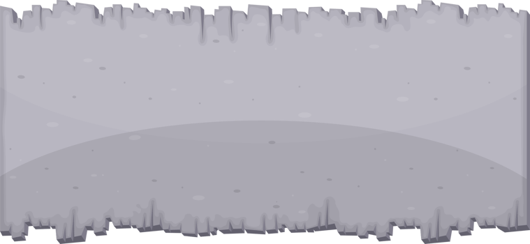 Concrete board in cartoon style clip art png