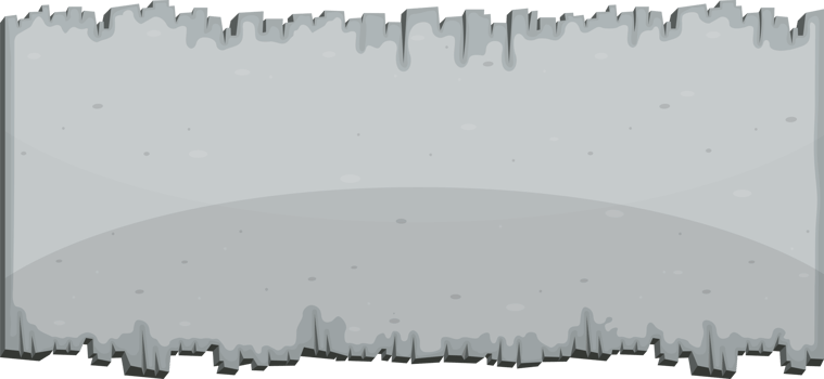 Concrete board in cartoon style clip art png
