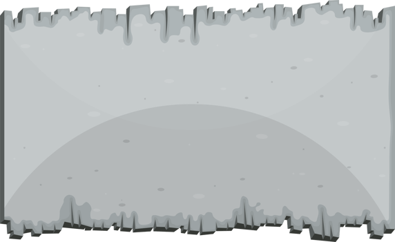 Concrete board in cartoon style clip art png