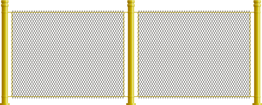Metal wire fence and gate clip art png