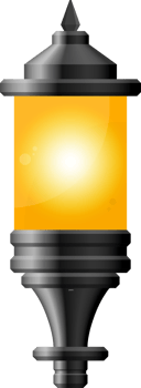 Black realistic street light clip art png