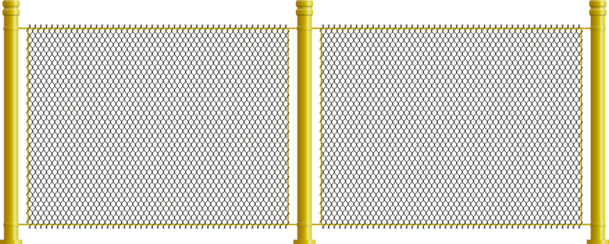 Wire fence in realistic style png