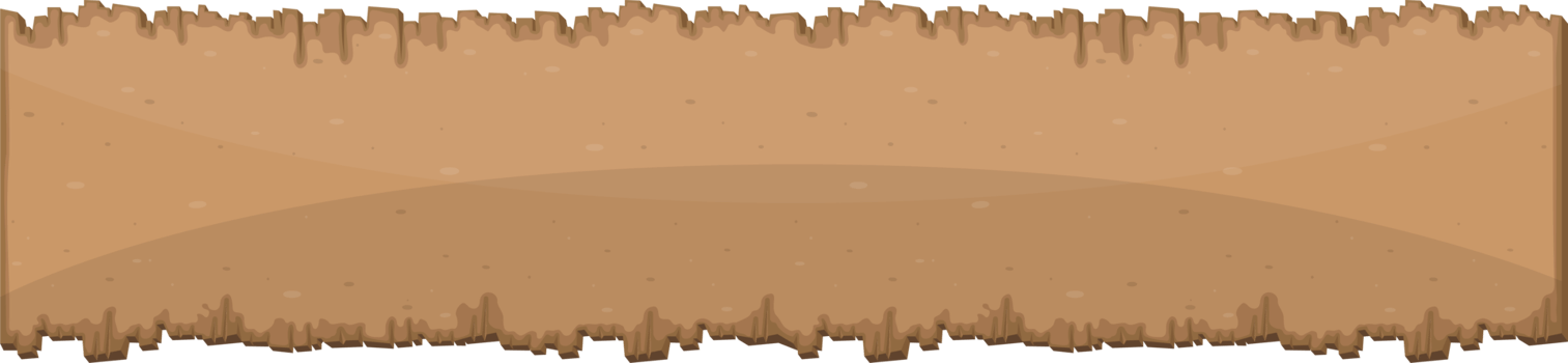 Wooden board in cartoon style png