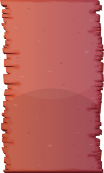 Wooden board in cartoon style png