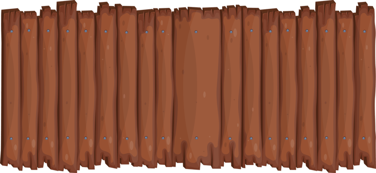 Wooden board in cartoon style png