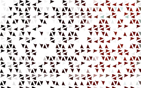 Light Red vector cover in polygonal style.