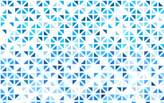 Light BLUE vector seamless texture in triangular style.