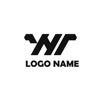 letter W N R logo. logo design monogram, geometric, luxury, simple. vector