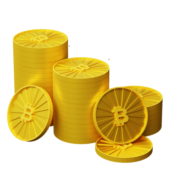 3d bitcoin icon ilustration png